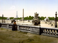 Paris. Place de la Concorde, circa 1890