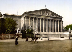 Paris. The Chamber of Deputies, circa 1890