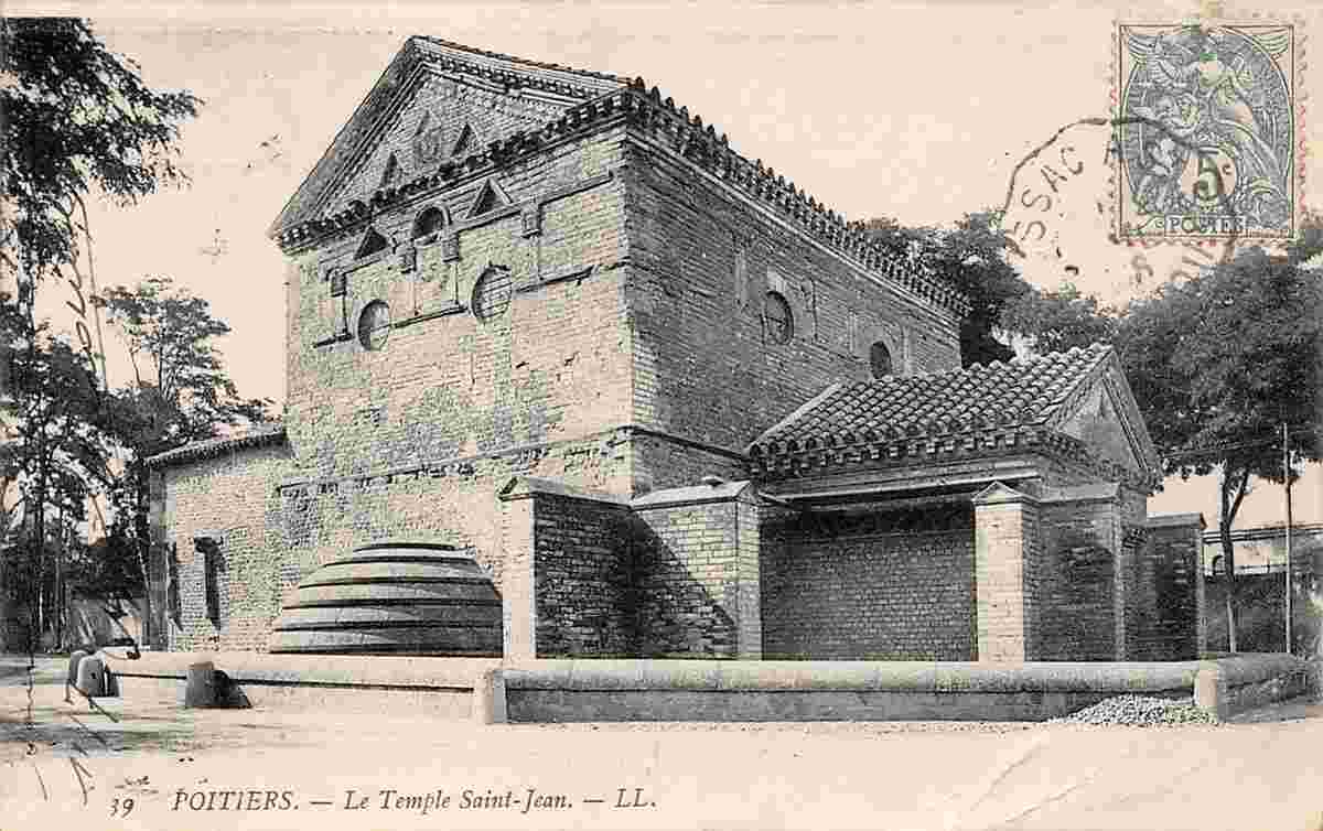 Poitiers. Le Temple Saint-Jean, 1907