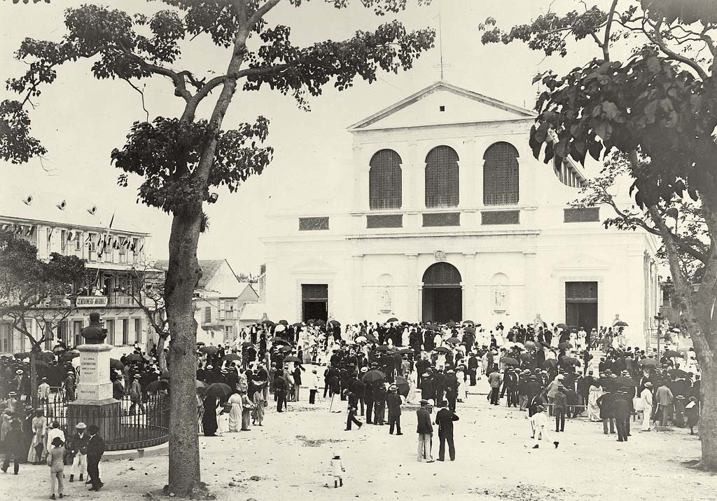 Pointe-à-Pitre. The Cathedral, 1900