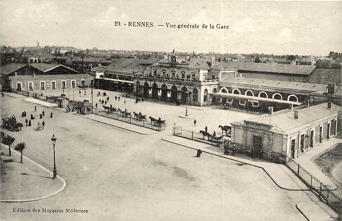 Rennes. Panorama de la Gare
