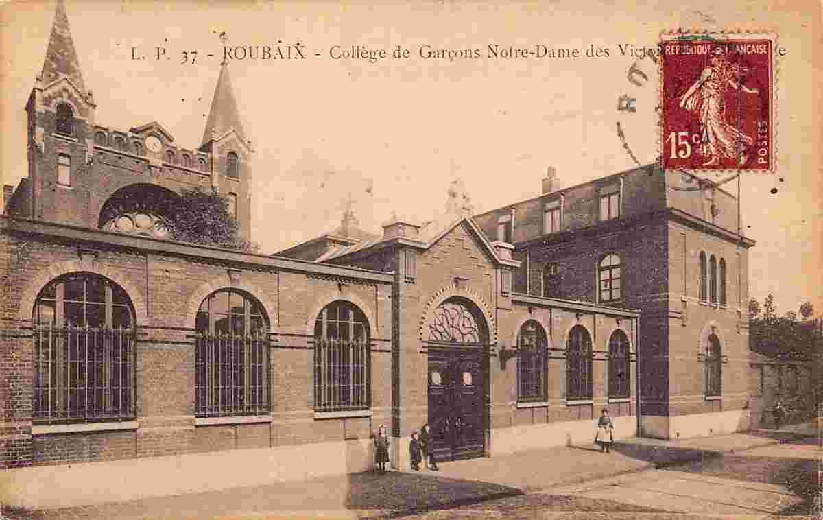 Roubaix. Collège de Garçons Notre-Dame des Victoires, 1930