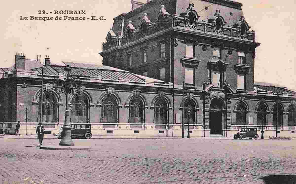 Roubaix. La Banque de France, 1932