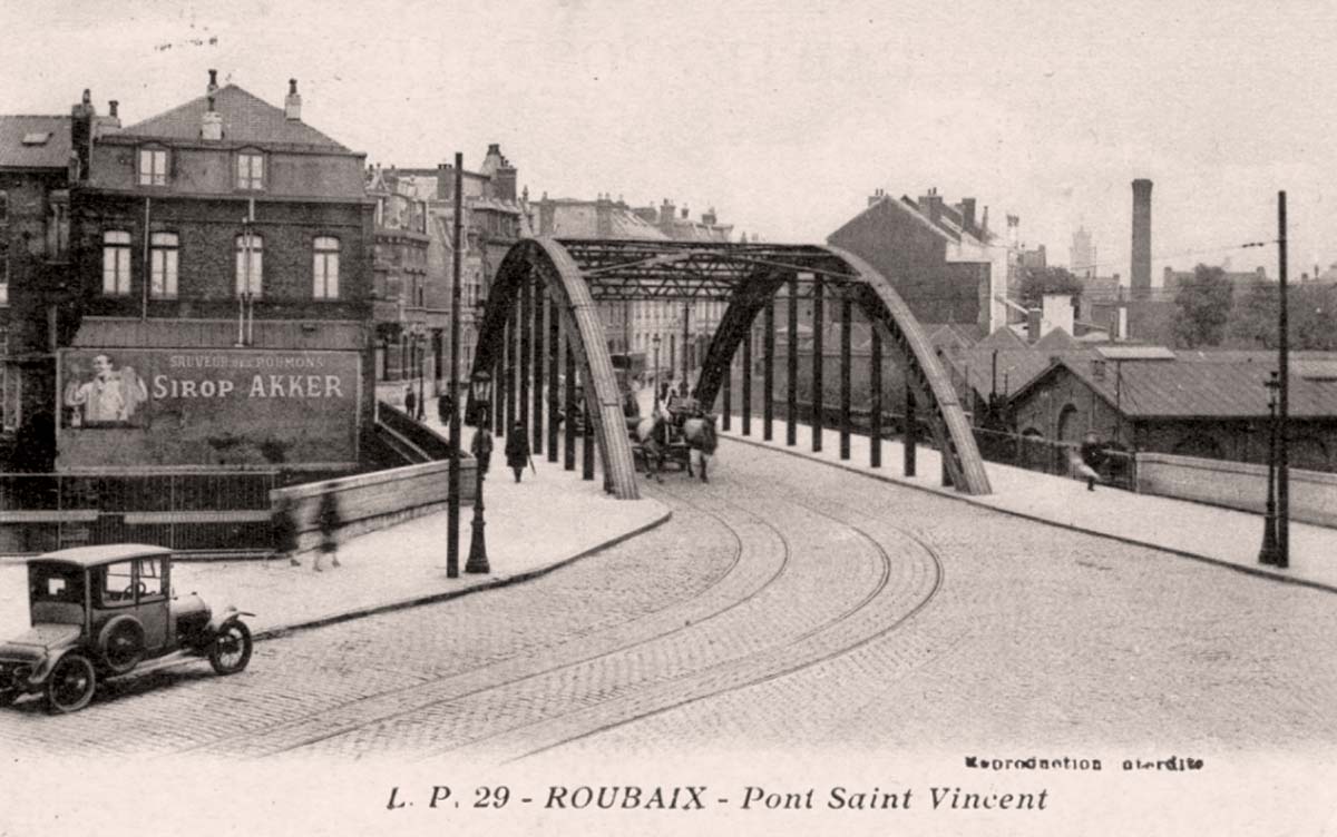 Roubaix. Le pont Saint Vincent