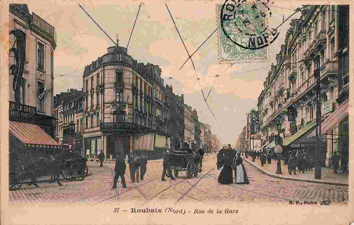 Roubaix. Rue de la Gare