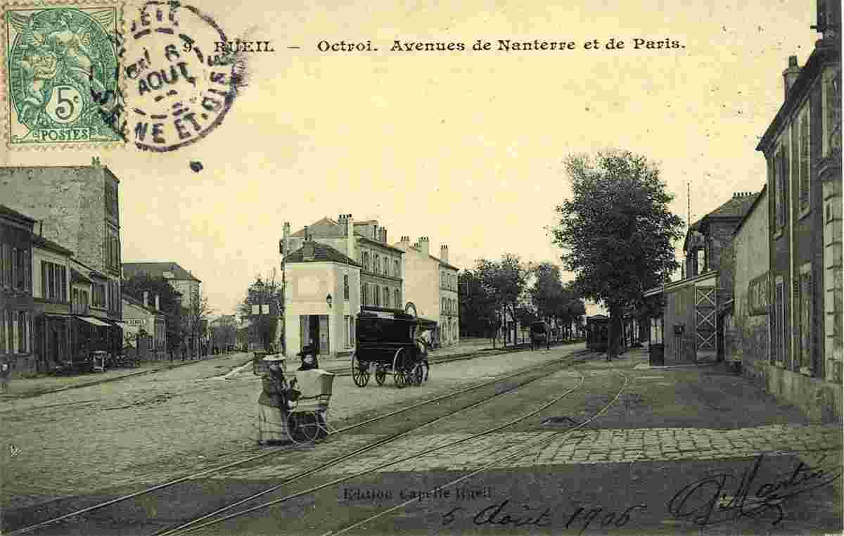 Rueil-Malmaison. Avenues de Nanterre et de Paris