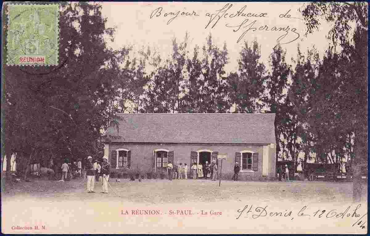 Saint-Paul. La Gare, 1914