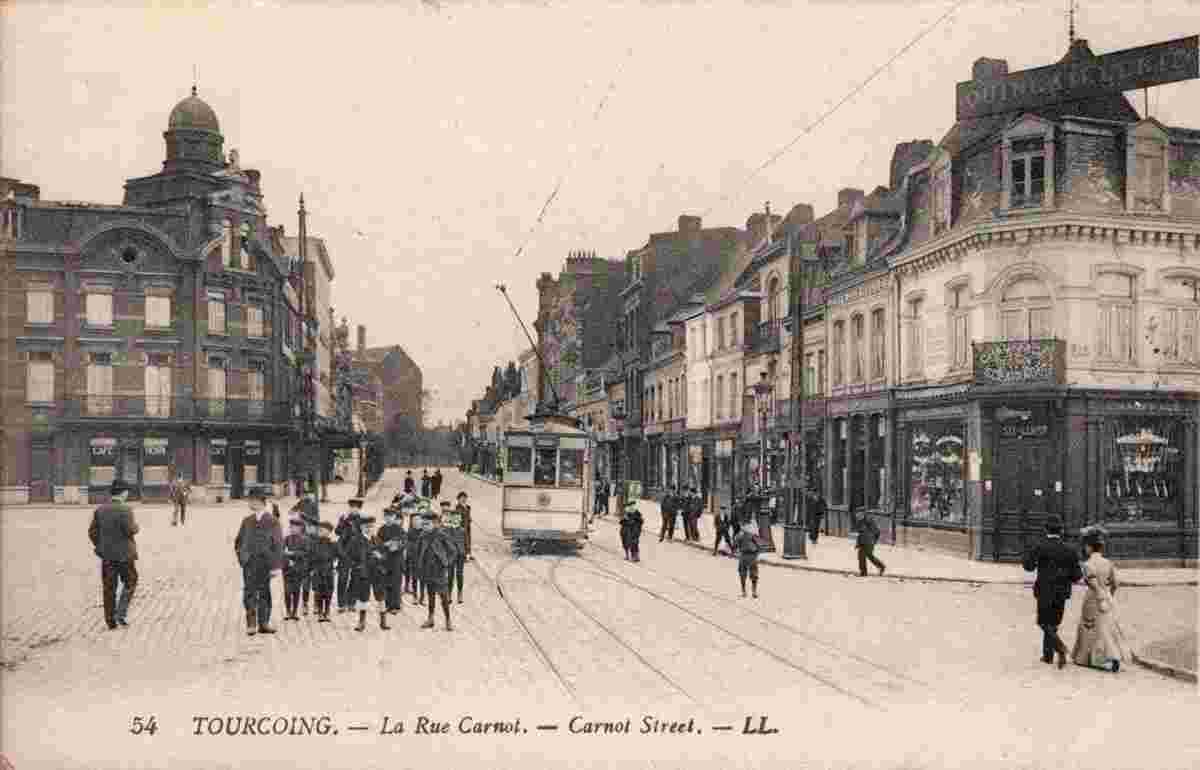 Tourcoing. La Rue Carnot