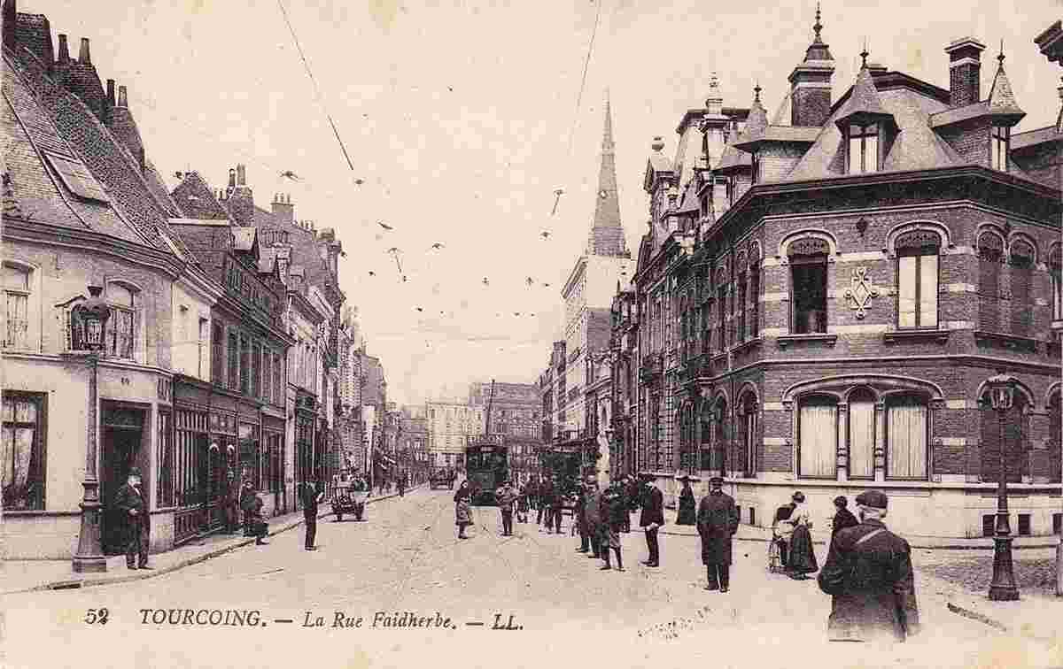 Tourcoing. La Rue Faidherbe