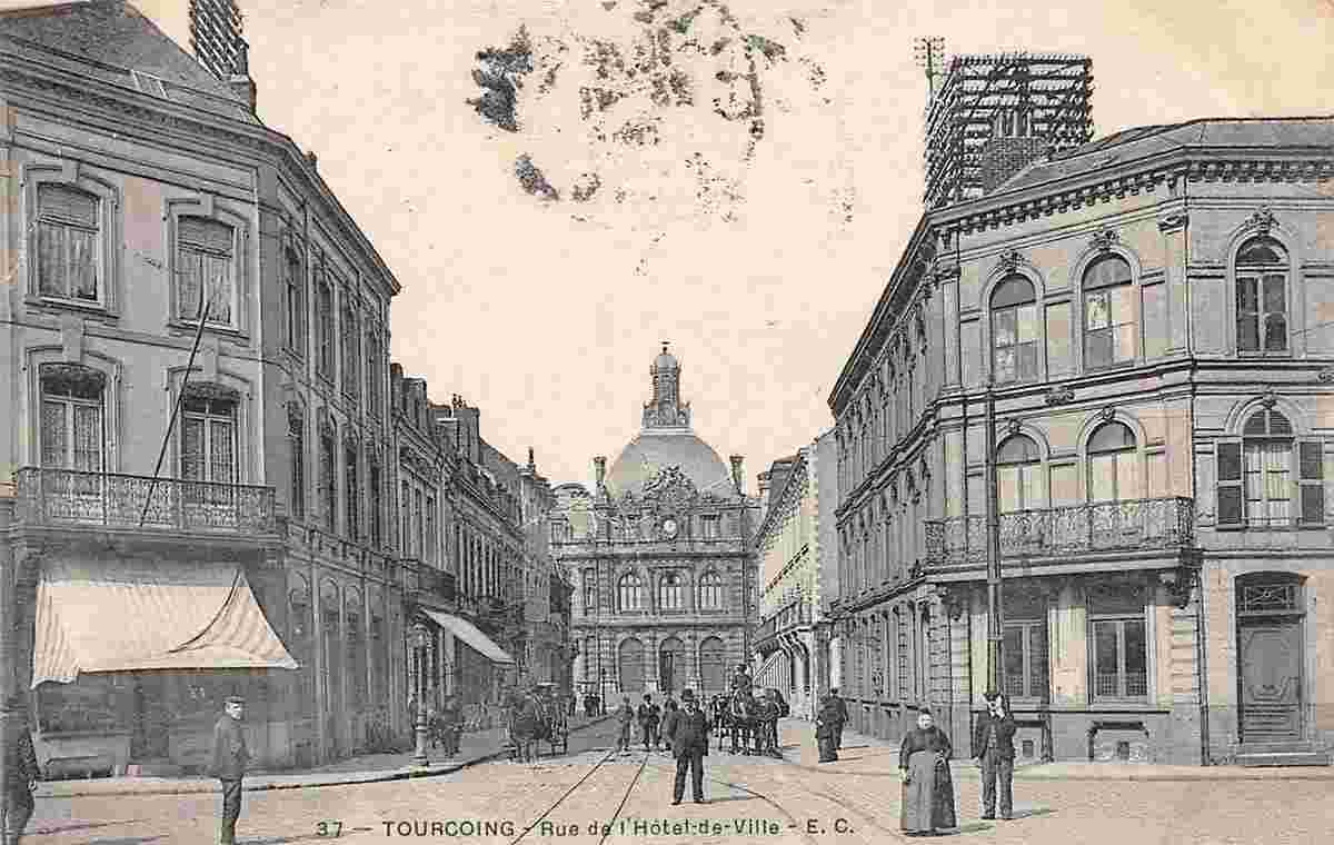 Tourcoing. Rue de l'Hôtel de Ville