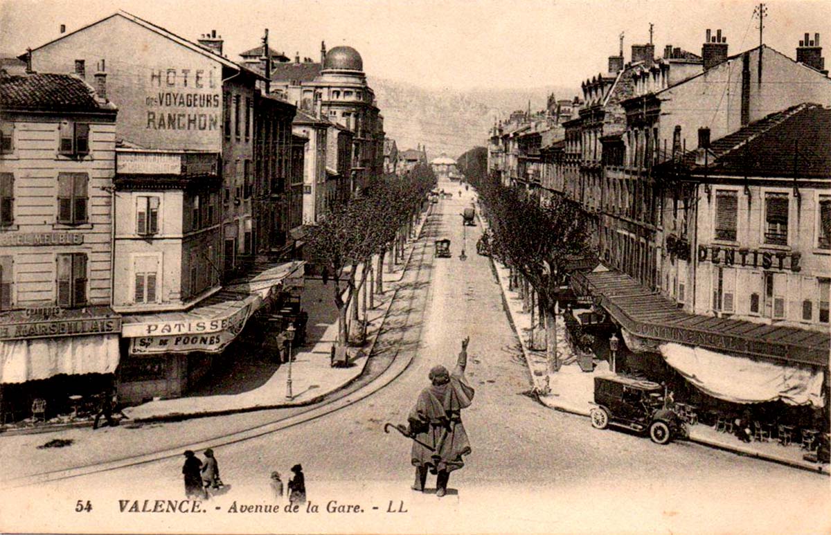Valence. Avenue de la Gare
