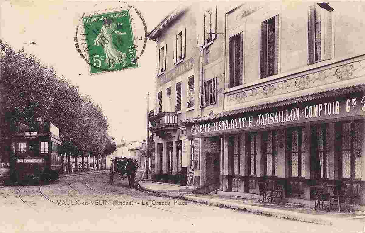 Vaulx-en-Velin. La Grande Place, 1913