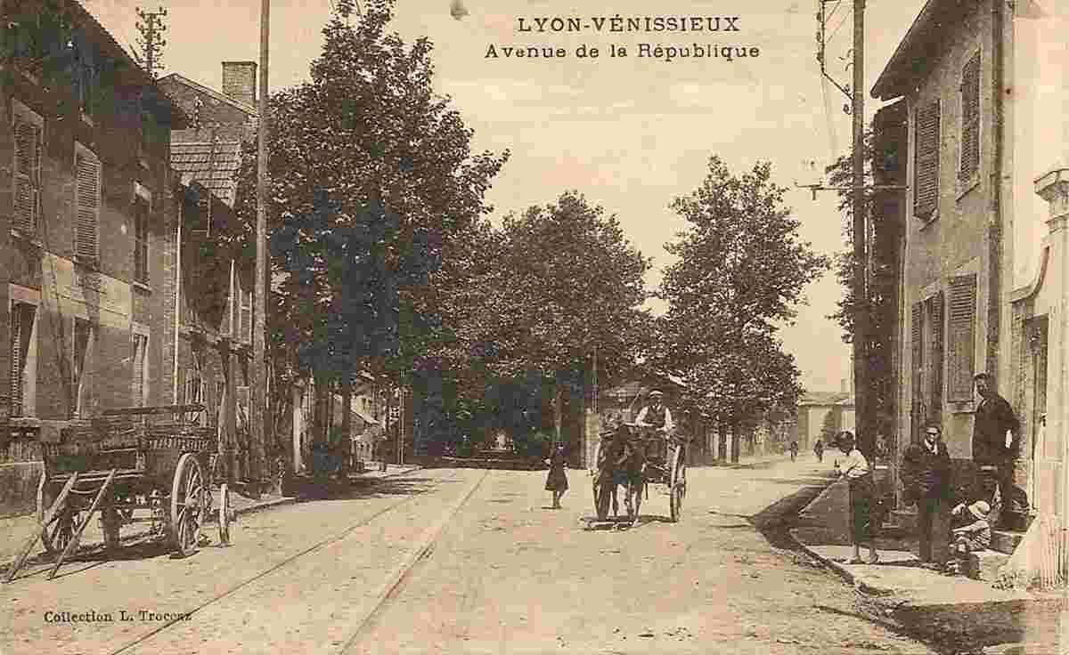 Venissieux. Avenue de la Republique, 1929