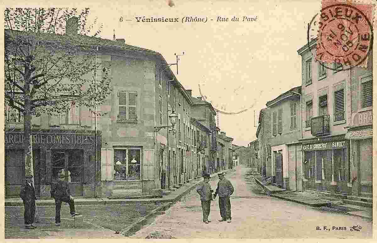Venissieux. Rue du Pavé, 1905