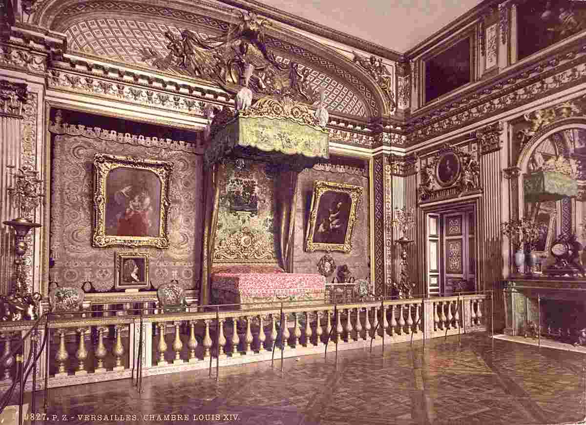 Versailles. Chambre de Louis XIV, 1890