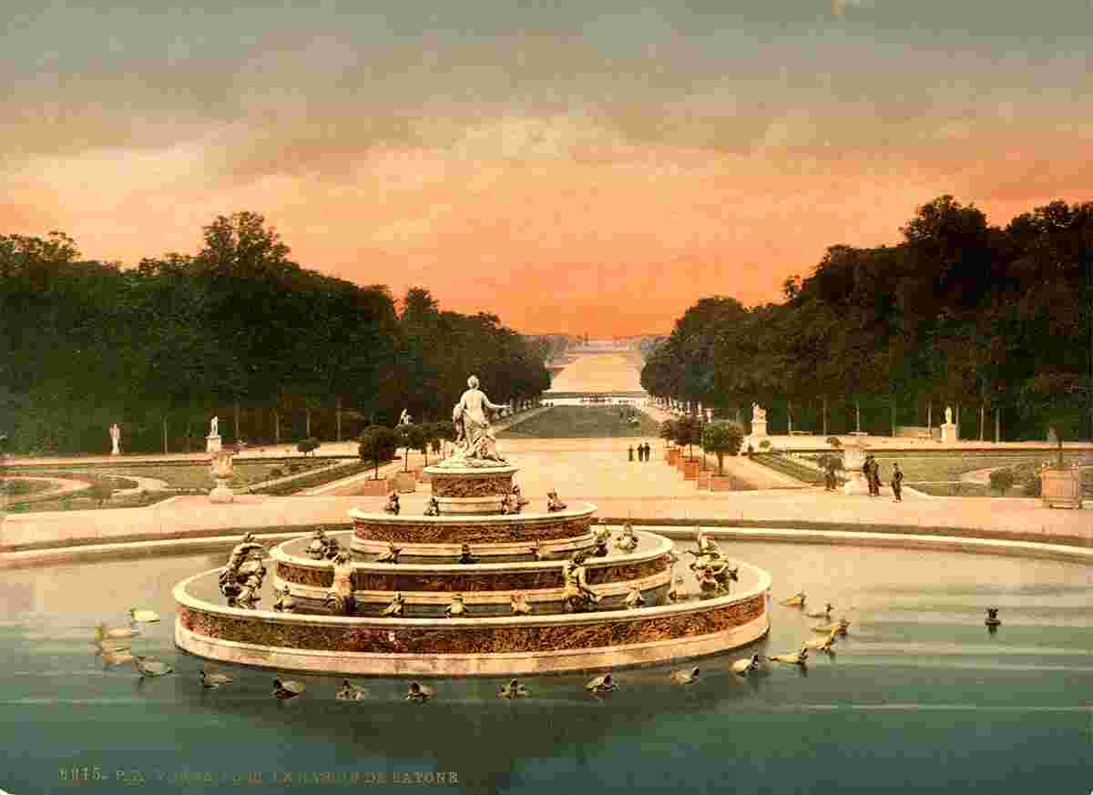 Versailles. Le bassin Latone, 1890