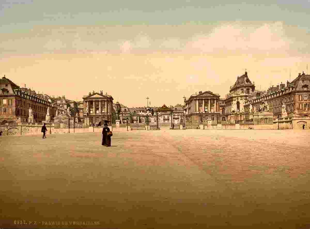 Versailles. Le Palais, extérieur, 1890