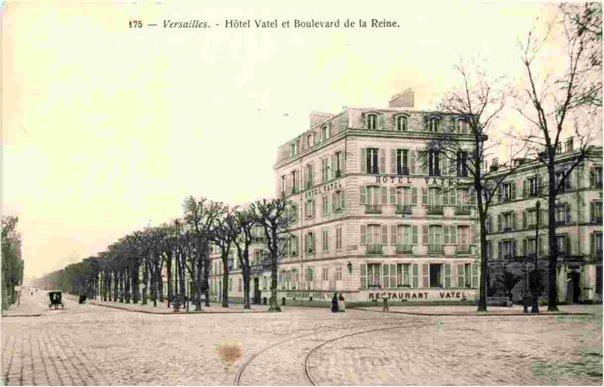 Versailles. Hôtel Vatel et Boulevard de la Reine