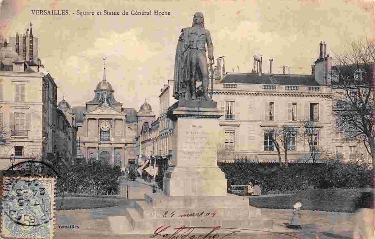 Versailles. Place et Statue du Général Hoche, 1904