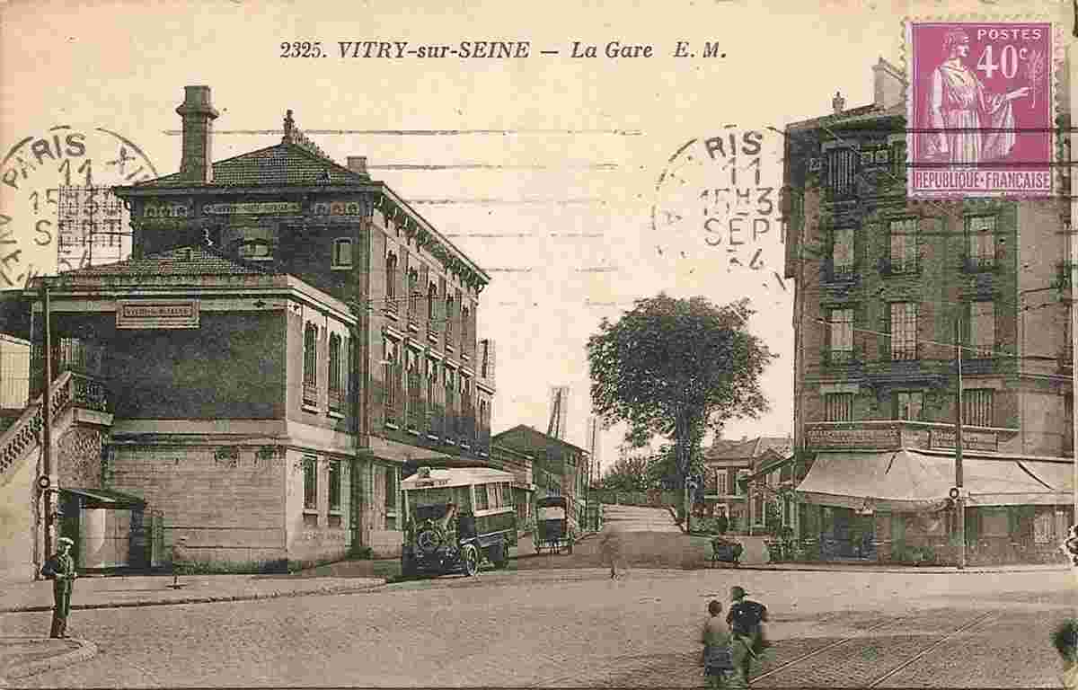 Vitry-sur-Seine. La Gare, 1934