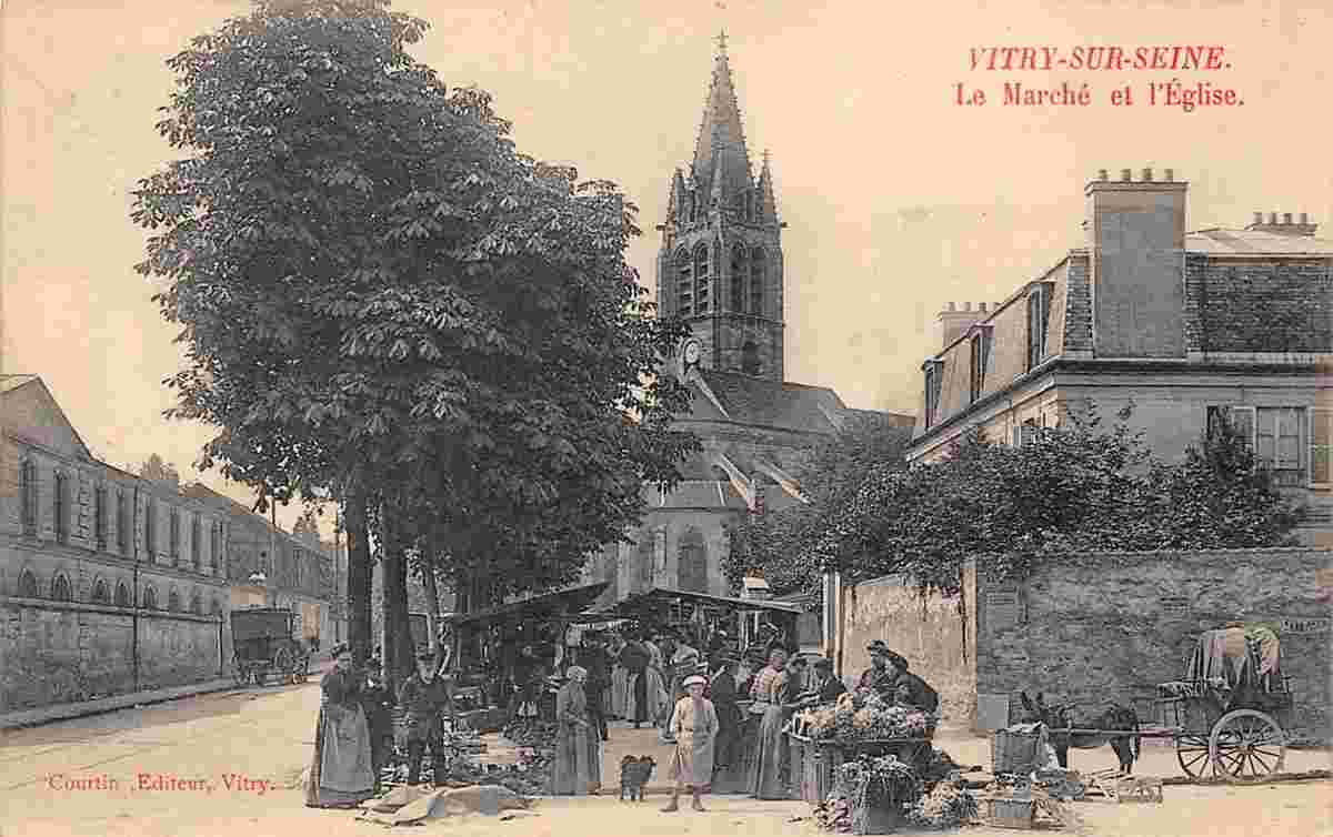 Vitry-sur-Seine. Le Marché et l'Église