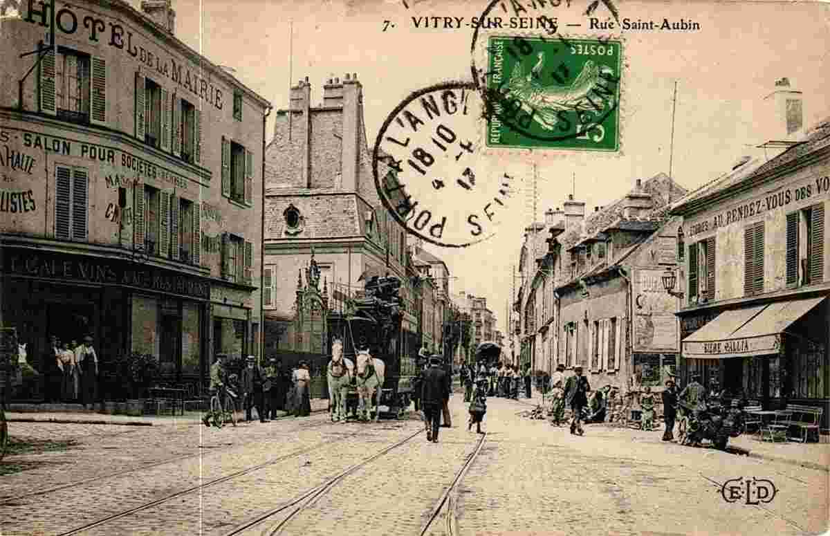 Vitry-sur-Seine. Rue Saint-Aubin